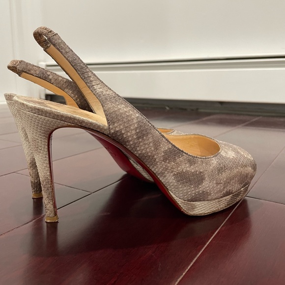 Christian Louboutin pumps snake skin- dust bag included - Picture 5 of 6